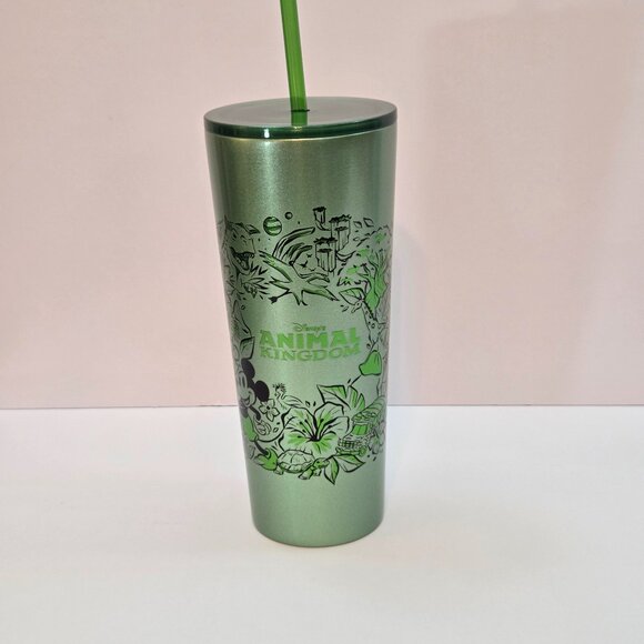Disney Parks Starbucks Tumbler Set - 4 Walt Disney World Theme Parks - Like New - Picture 6 of 14